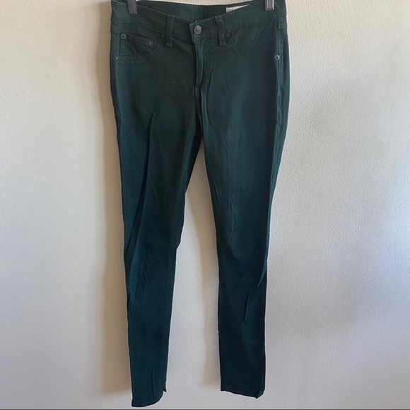 Rag & bone forest green Skinny Jegging Sz 26 - Picture 2 of 8